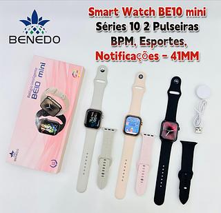 SMART WATCH BE-10 MINI 41MM SERIES 10 2 PULSEIRA ESPORTES