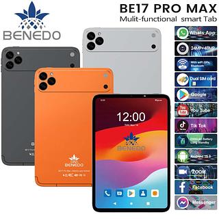 BENEDO BE17PRO 5G - 16GB+1TB-WIFI/GPS - ANDROID 15.0 - CASE - TECLADO - MOUSE - 10.1 IPS - 8.000 MAH - CAMERA 24M-48MPIEXLD - OCTA CORE - SD