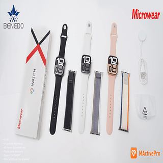 W10 PRO - AMOLED - APROVA DAGUA - 46MM - 2 PULSEIRAS - 2GB - CHAT GPT AI - ASSISTENTE DE VOZ SIRI