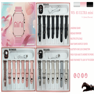 WS-85 ULTRA MINI 7 PULSEIRAS - 38MM - FEMININO