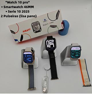 AURA FIT WATCH 10 PRO - 2 PULSEIRAS - 46MM