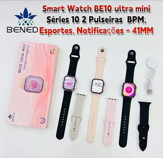 SMART WATCH BE-10 ULTRA MINI SERIES 10 41MM 2 PULSEIRA ESPORTES