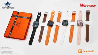MICROWEAR-W11MINI PRO-SERIES11-COM 2 PULSEIRA-AMOLED-A prova d água